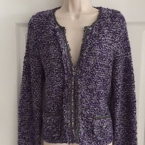 Chico’s Purple Sweater Cardigan Size 0 (S/4)